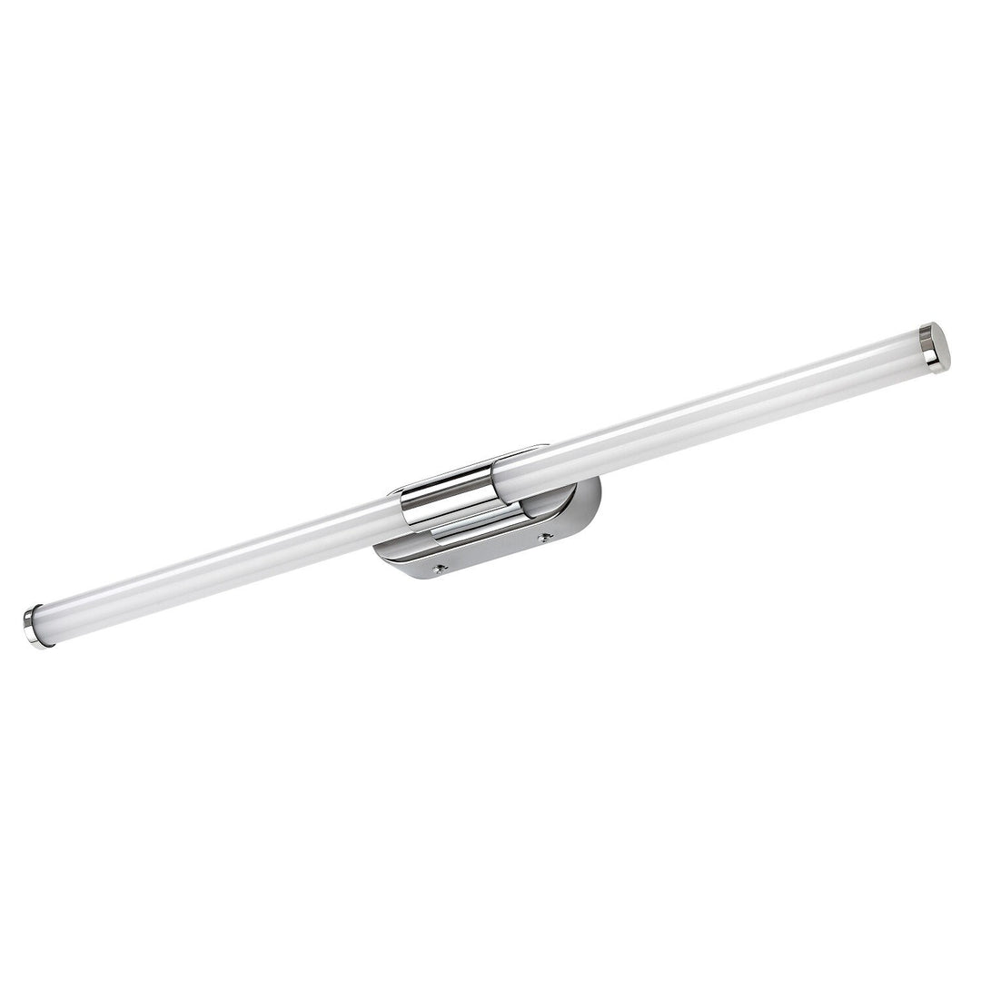 Aplique de interior Tenebra, LED 8 W, 1000 lm, 4000 K, L 60 cm, IP44, cromado, 75095
