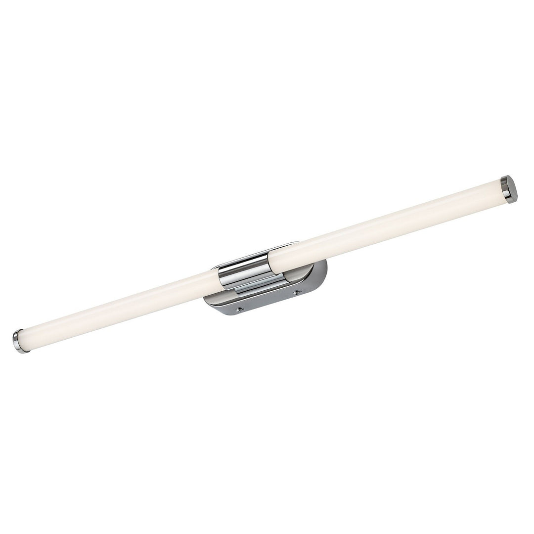 Aplique de interior Tenebra, LED 8 W, 1000 lm, 4000 K, L 60 cm, IP44, cromado, 75095