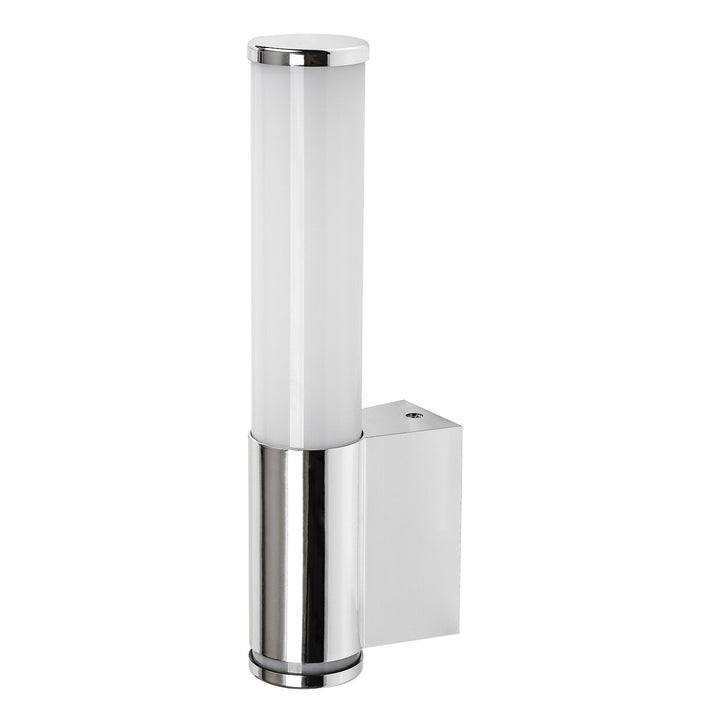 Aplique de interior Tenero, LED 6 W, 4000 K, 600 lm, 29 cm de altura, cromado, IP44, 75100
