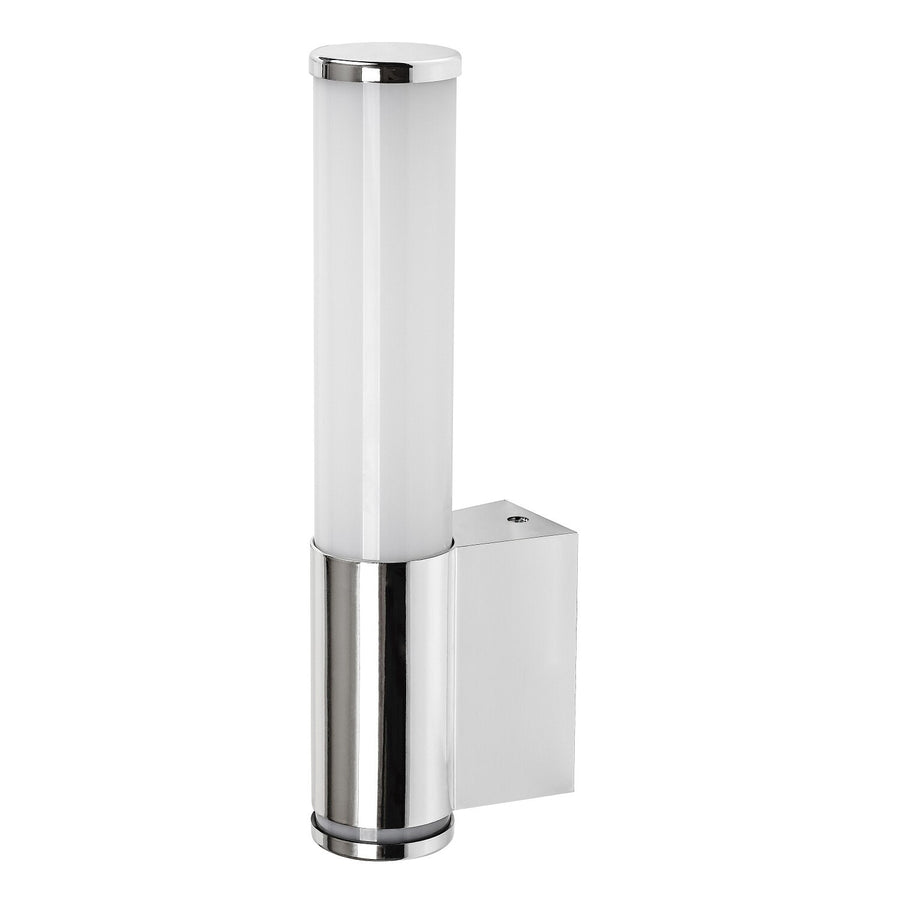 Aplique de interior Tenero, LED 6 W, 4000 K, 600 lm, 29 cm de altura, cromado, IP44, 75100
