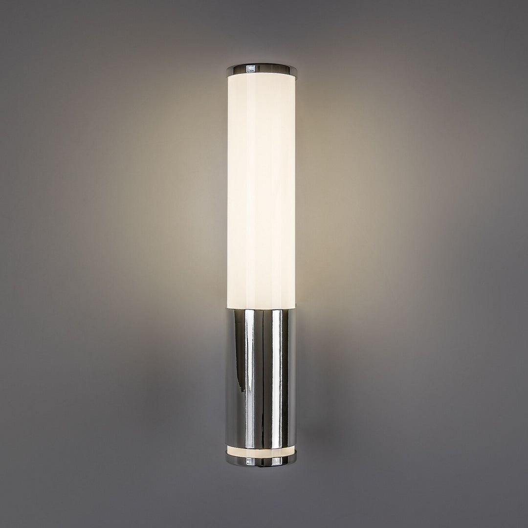 Aplique de interior Tenero, LED 6 W, 4000 K, 600 lm, 29 cm de altura, cromado, IP44, 75100