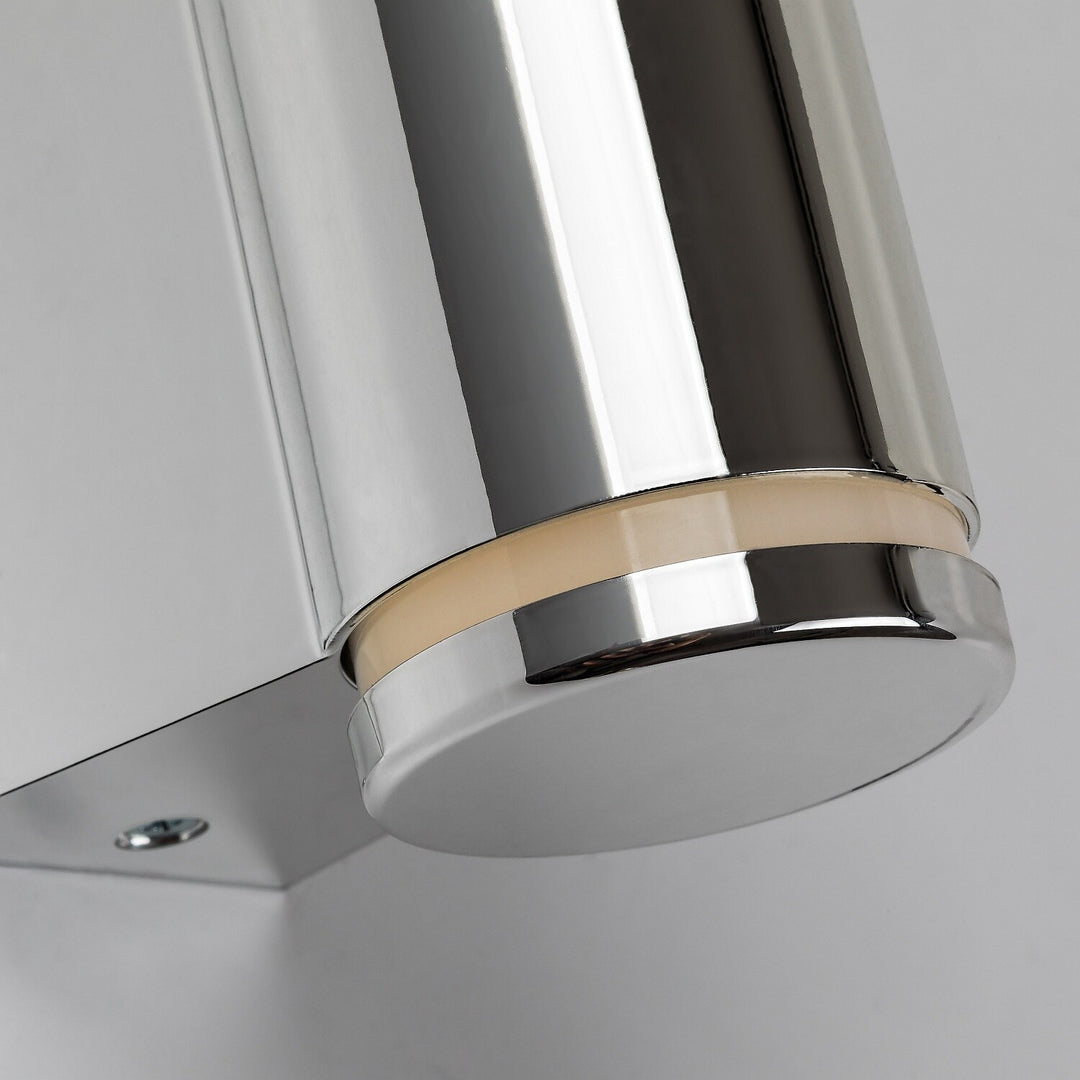 Aplique de interior Tenero, LED 6 W, 4000 K, 600 lm, 29 cm de altura, cromado, IP44, 75100