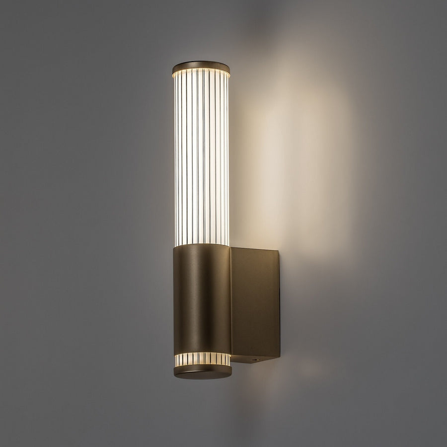 Aplique de baño, Calyn, LED 6 W, 4000 K, 530 lm, 29 cm de altura, dorado, IP44, 75106