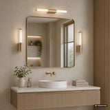 Aplique de baño, Calyn, LED 6 W, 4000 K, 530 lm, 29 cm de altura, dorado, IP44, 75106