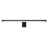 Aplique de baño, Seyra, LED 8 W, 4000 K, 650 lm, L 40 cm, negro, IP44, 75112