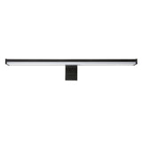Aplique de baño, Seyra, LED 8 W, 4000 K, 650 lm, L 40 cm, negro, IP44, 75112