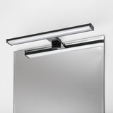 Aplique de baño, Seyra, LED 8 W, 4000 K, 650 lm, L 40 cm, negro, IP44, 75112