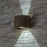 Aplique de exterior, Virna, LED 5 W, 420 lm, temperatura de color 2700, 4000, 6500 K, IP54, gris-beige, 77217