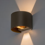 Aplique de exterior, Virna, LED 5 W, 420 lm, temperatura de color 2700, 4000, 6500 K, IP54, gris-beige, 77217