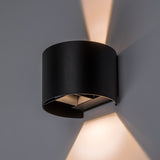 Aplique de exterior, Virna, LED 5 W, 420 lm, temperatura de color 2700, 4000 y 6500 K, IP54, negro, 77218