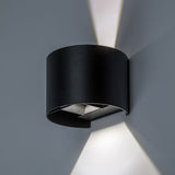 Aplique de exterior, Virna, LED 5 W, 420 lm, temperatura de color 2700, 4000 y 6500 K, IP54, negro, 77218