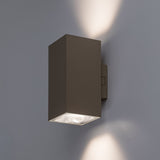 Aplique de exterior, Urfa, LED 18 W, 1800 lm, temperatura de color 2700, 4000, 6500 K, altura 16 cm, IP65, gris-beige, 77215