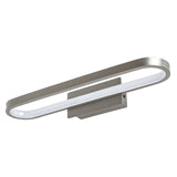 Aplique de baño, Odran, LED 15 W, 1200 lm, 4000 K, L 40 cm, gris plomo, IP44, 75114