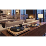 Tocadiscos automático de vinilo Blaupunkt, con BT y USB, cápsula Audio-Technica, compatible con discos de 7" y 12", Varsovia AT100BT