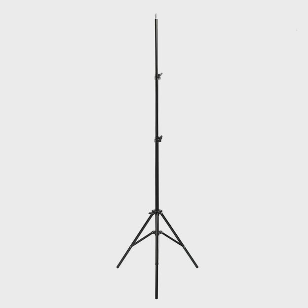 Maclean MC-163 Suporte de luz circular de 12", altura ajustável 62-190cm, suporte de iluminação, suporte de lâmpada, suporte de luz com capacidade de carga de até 3kg