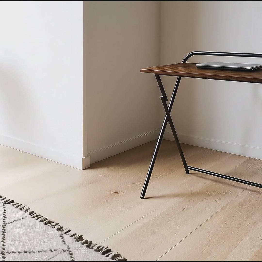 Maclean escritorio multifuncional para portátil, negro, tablero 50x80cm, 50kg máx., MC-127 B