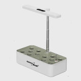Sistema inteligente de cultivo interior GreenBlue, maceta SMART, capacidad de 4 l, para 12 plantas, LED de espectro completo, GB133
