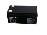Bateria de gel Vipow, sem manutenção, longa duração, 12 V 3,3 Ah