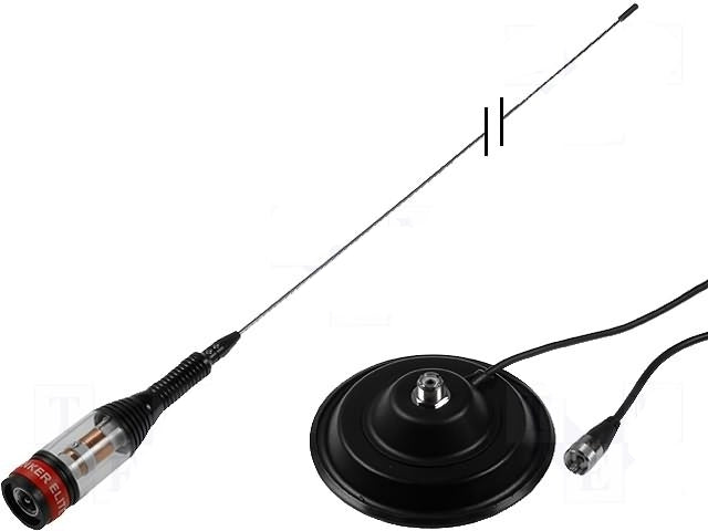 Antena de Rádio CB Ímã Sunker CB 115 148cm Potência: 600W