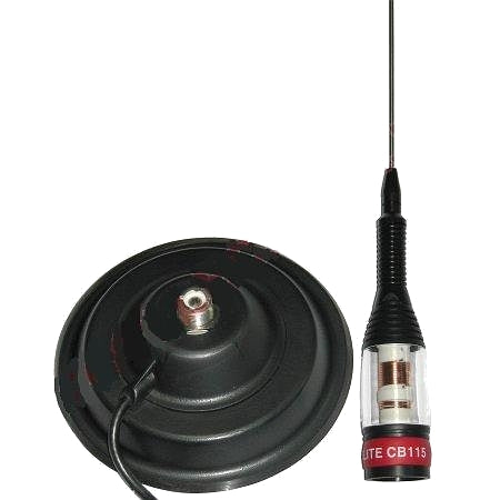 Antena de Rádio CB Ímã Sunker CB 115 148cm Potência: 600W