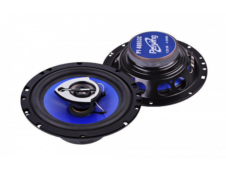 Pack de altavoces de 3 vías para coche 120W Peiying Basic PY-AQ653C