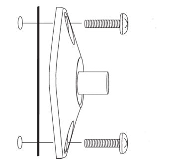 Suporte de alto-falante giratório e giratório preto Maclean MC-528