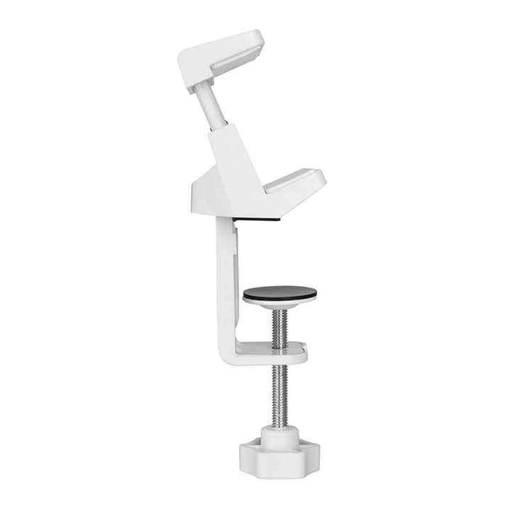 Soporte de escritorio para una regleta Maclean Brackets MC-808 blanco