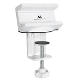 Soporte de escritorio para una regleta Maclean Brackets MC-808 blanco