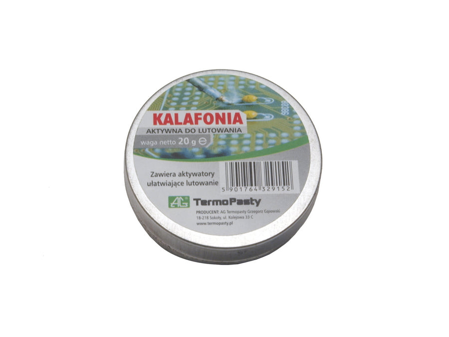 Colofonia activa 20g con activadores para facilitar la soldadura AG ThermoPastes