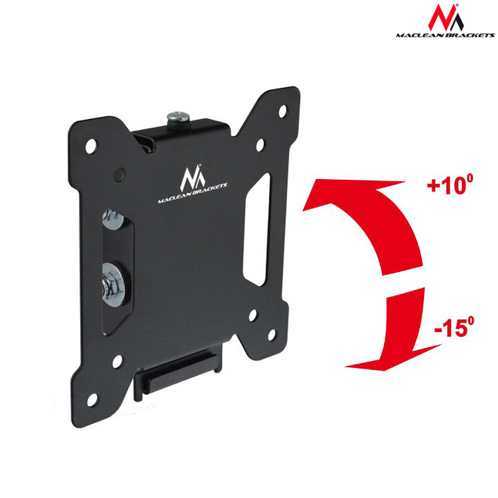 Soporte de TV 13-27" 20 kg max VESA 100x100 Negro Maclean MC-596