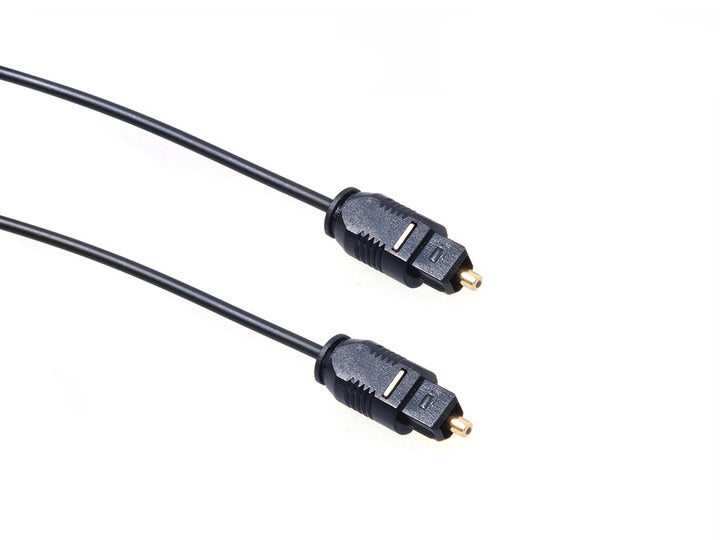 Cabo Óptico Toslink TT SLIM 2mm (Comprimento de 0,5m a 5m) Preto Maclean MCTV-750