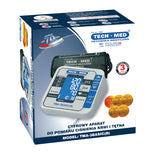 TECH-MED Monitor Digital de Presión Arterial de Brazo Dispositivo Médico Automático Manguito Ajustable de Detección de Arritmias Preciso +/- 3 mmHg Memoria Clasificación de la OMS