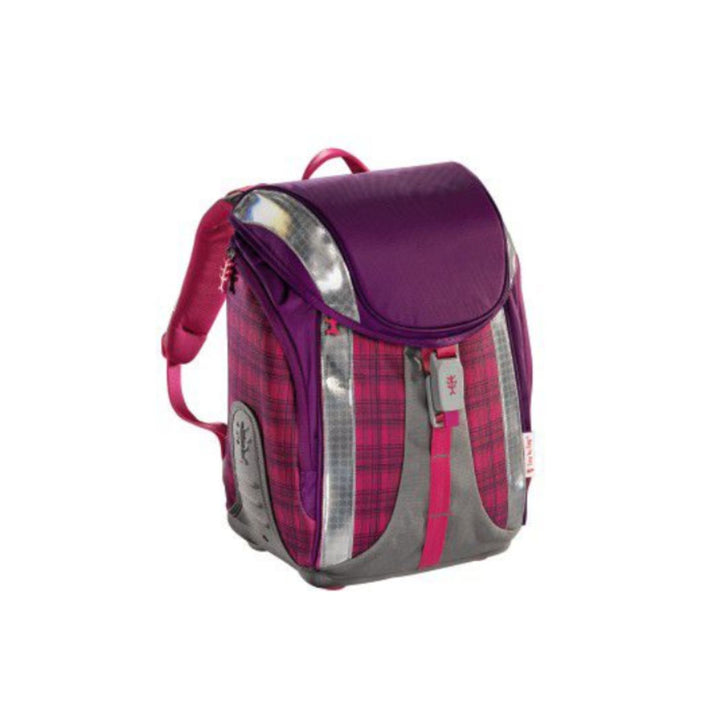 Set escolar: mochila, estuche, portatodo, cartera, saco FLEXLINE Step by Step DAHLIA CHECKED Hama 001031500000