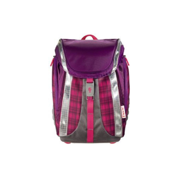 Set escolar: mochila, estuche, portatodo, cartera, saco FLEXLINE Step by Step DAHLIA CHECKED Hama 001031500000