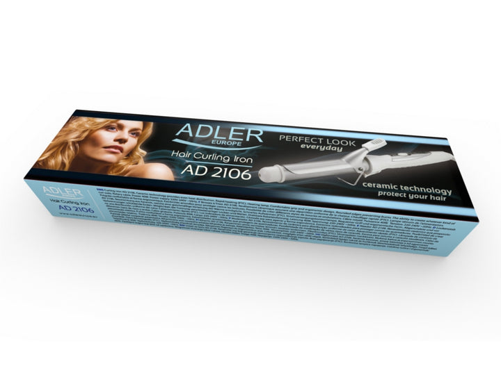 Adler AD2106 - Modelador de cabelo 25 mm Revestimento cerâmico