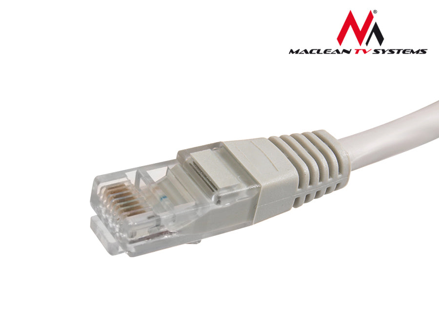 Cable de red patch cord UTP Cat.5e 24AWG, 2 x RJ45 macho de 0,5 m Maclean MCTV-646