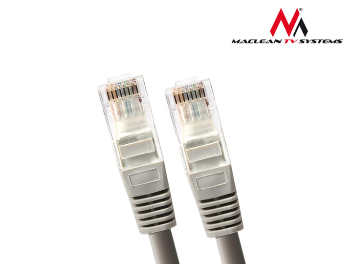 Cable de red patch cord UTP Cat.5e 24AWG, 2 x RJ45 macho de 0,5 m Maclean MCTV-646