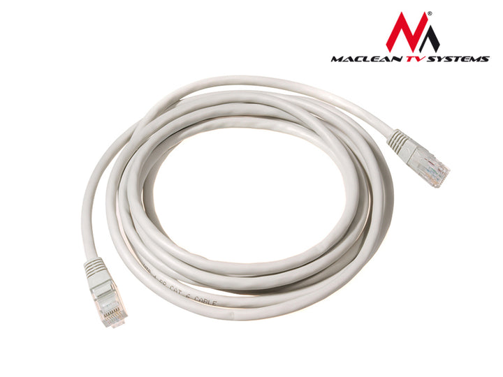 Cable de red patch cord UTP Cat.5e 24AWG, 2 x RJ45 macho de 0,5 m Maclean MCTV-646