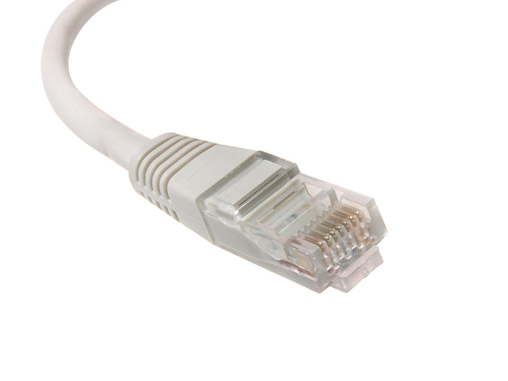 Cabo de rede UTP LAN CAT6, terminado com conectores RJ45, cinza - 2m