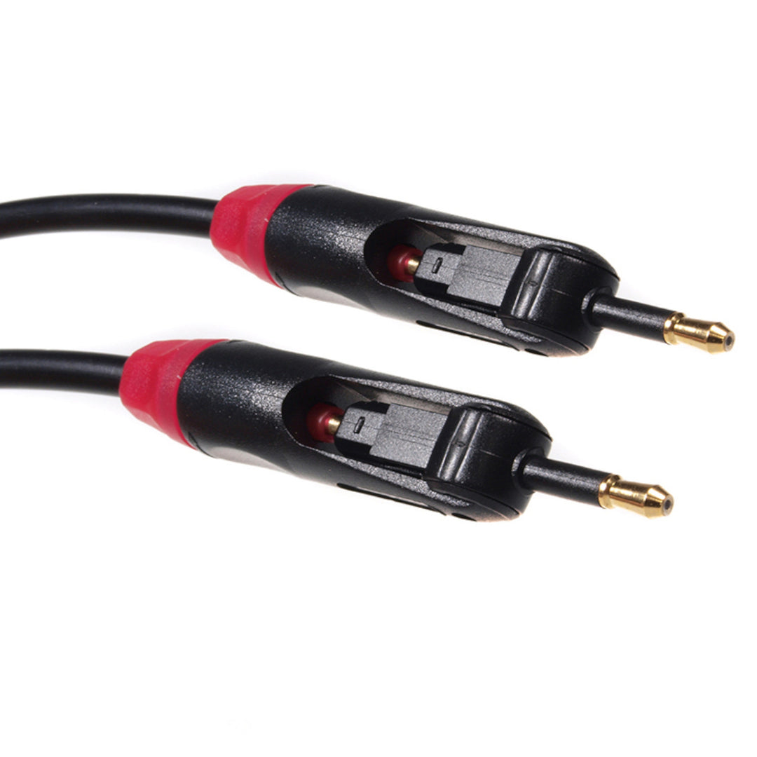 Conectores rotativos Toslink e Mini-Toslink TT (comprimento de 0,5m a 3m)