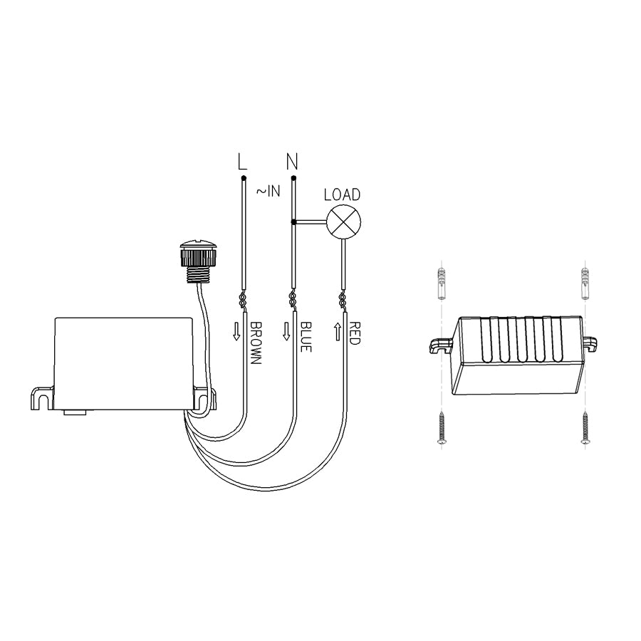 Sensor crepuscular com sonda externa 2300W Maclean Energy MCE34