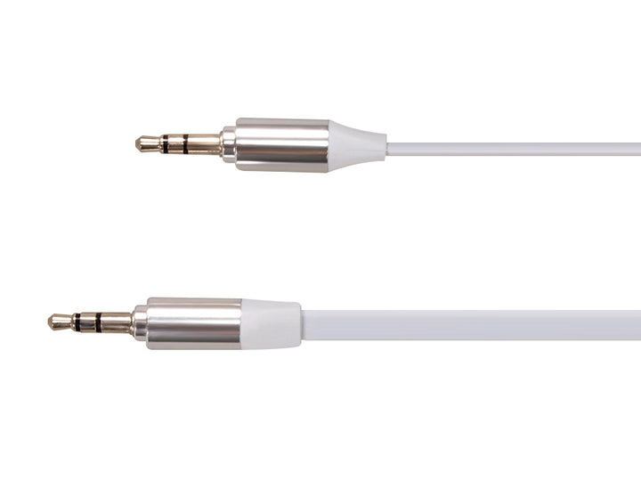 Maclean MCTV-694 W Cable de alta calidad Jack 3,5mm - Jack 3,5mm mini STEREO 1m