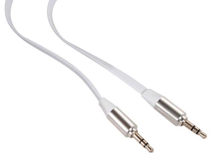 Maclean MCTV-694 W Cable de alta calidad Jack 3,5mm - Jack 3,5mm mini STEREO 1m