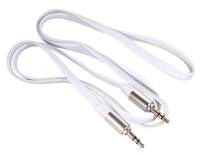 Maclean MCTV-694 W Cable de alta calidad Jack 3,5mm - Jack 3,5mm mini STEREO 1m