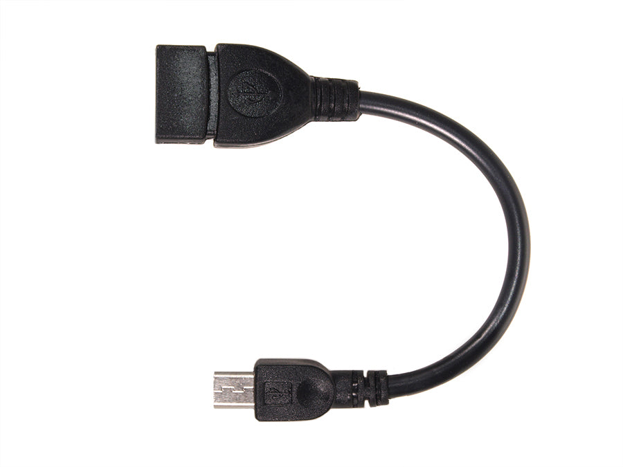 Cabo adaptador USB 2.0 OTG (fêmea) para micro USB (macho) 15cm Maclean MCTV-696