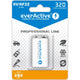 Batería recargable EverActive 6F22 / 9V Ni-MH de 320 mAh