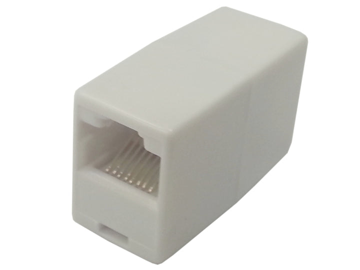 Conector dourado RJ-45 soquete-soquete 8p8c RJ45