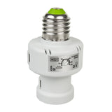 Porta-lâmpada com sensor crepuscular e temporizador E27 100W Maclean MCE21W