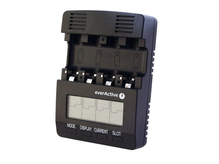 Cargador de pilas AAA R03, AA R6, Ni-MH/Ni-CD EverActive NC-3000