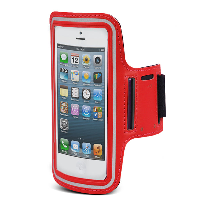 Maclean MC-405 R Funda de hombro roja para teléfono de 4,8